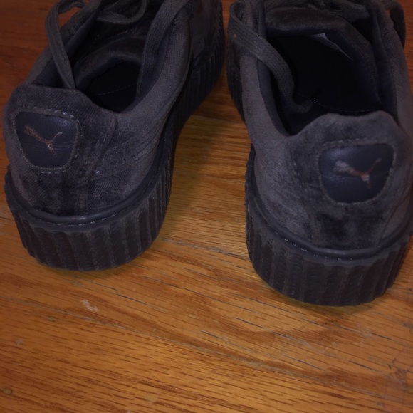 Puma Rihanna FENTY Creepers - Gray Velvet - Picture 6 of 7